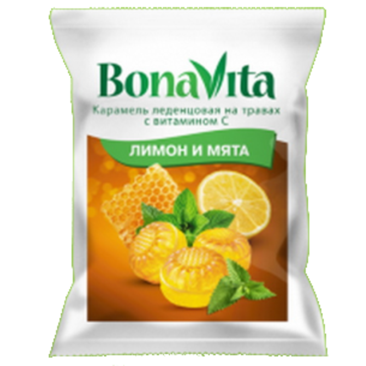 Карамель "Мята и Лимон" BonaVita 60 г