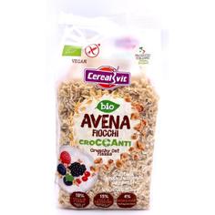 Хлопья хрустящие овсяные без сахара безглютеновые БИО CEREALVIT 250 г