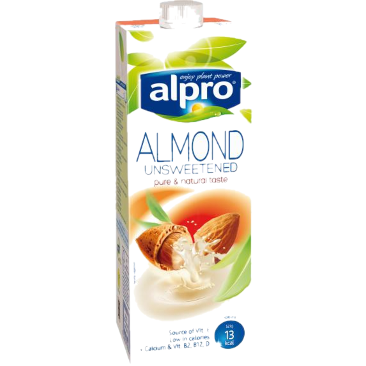 Напиток миндальный без сахара и соли обогащенный кальцием и витаминами ALPRO 1000 мл