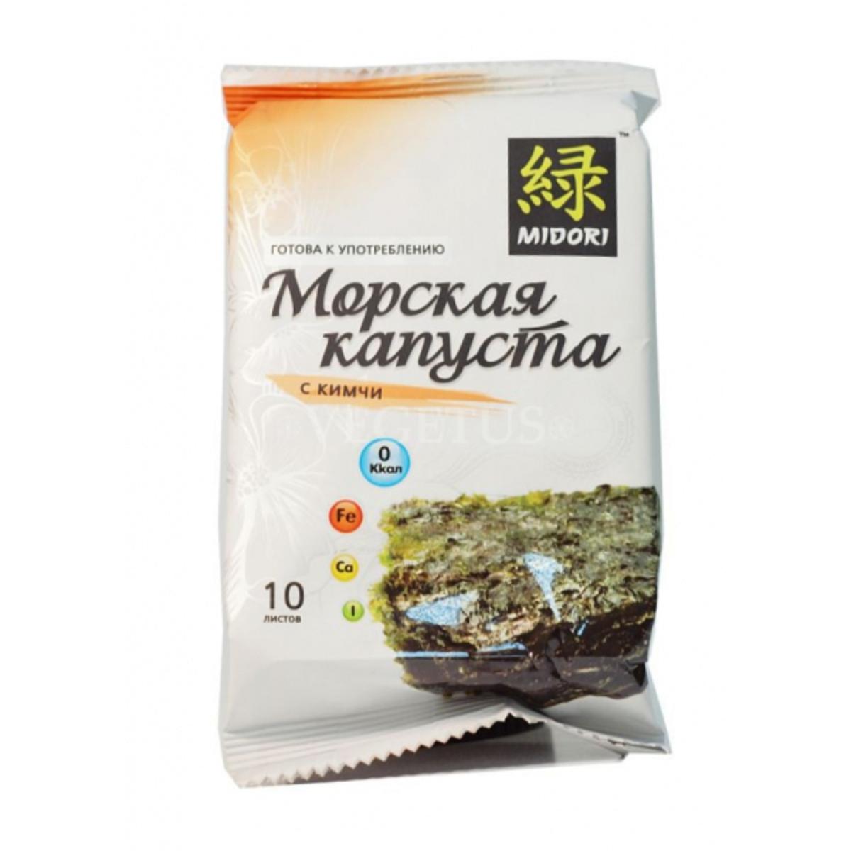 Жареная морская капуста нори