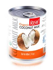 Органическое кокосовое молоко Rish 68% (жирность 17%-19%), 400 мл