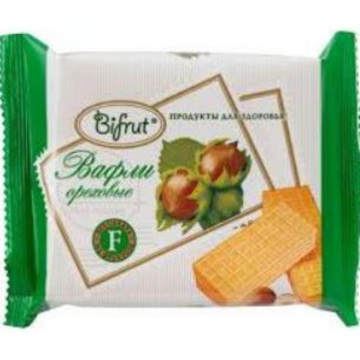 Вафли ореховые на фруктозе Bifrut 60 г
