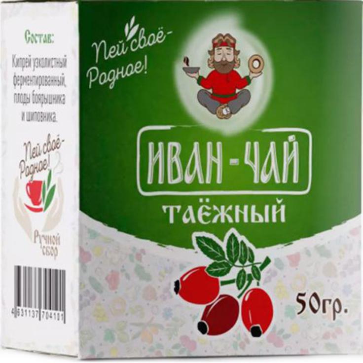 Иван-чай "Таежный" в пачке "Иван да чай", 50 г