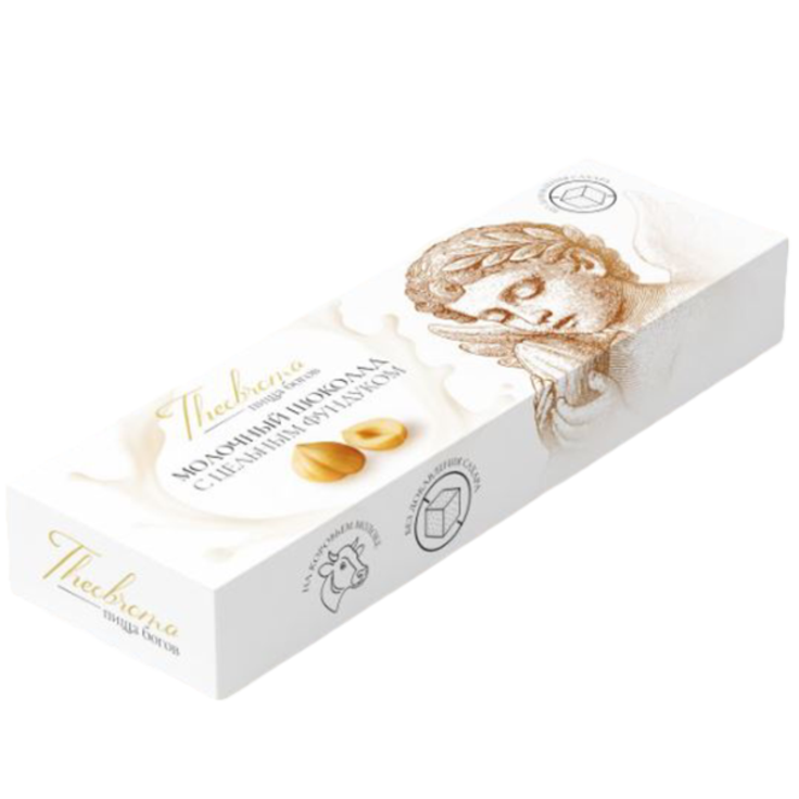 Горький шоколад 59% с финиковой пудрой и цельным фундуком THEOBROMA Пища Богов, 30 г