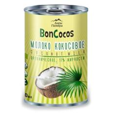 Органическое кокосовое молоко BONCOCOS (жирность 17%), 400 мл