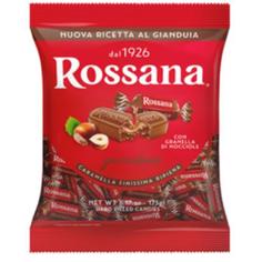 Конфеты карамель с кремом джандуя и гранулами лесных орехов Rossana 175 г