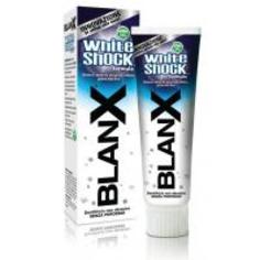 BlanX White Shock отбеливающая зубная паста с частицами акти плюс, 75 мл