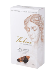 Горький шоколад 65% с корицей и кокосовым сахаром THEOBROMA Пища Богов, 200 г