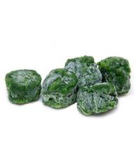 Шпинат зеленый листовой порционный замороженный, 1 кг