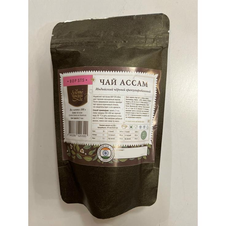 Чай черный среднелистовой гранулированный ASSAM BOP STS 100 г