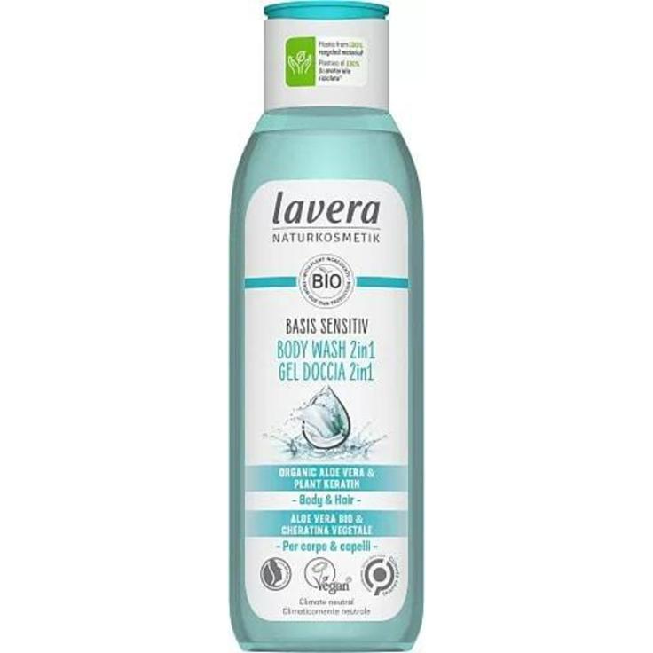 LAVERA Увлажняющий Шампунь/Гель для душа БИО BASIS SENSITIV 250 мл