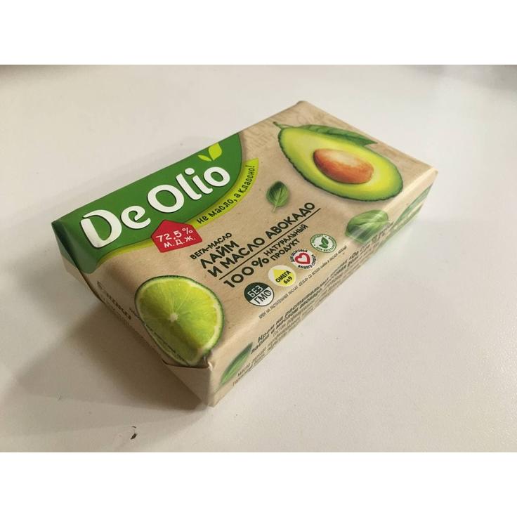Вега-масло De Olio "Лайм и масло авокадо" 72.5% 180 г