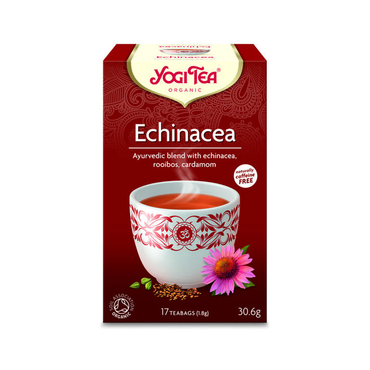 Чай органический Yogi Tea Echinacea - Эхинацея БИО 17 пакетиков 30.6 г