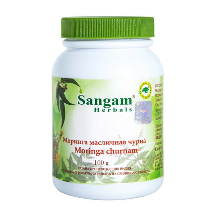 Моринга масличная чурна порошок Sangam Herbals 100 г