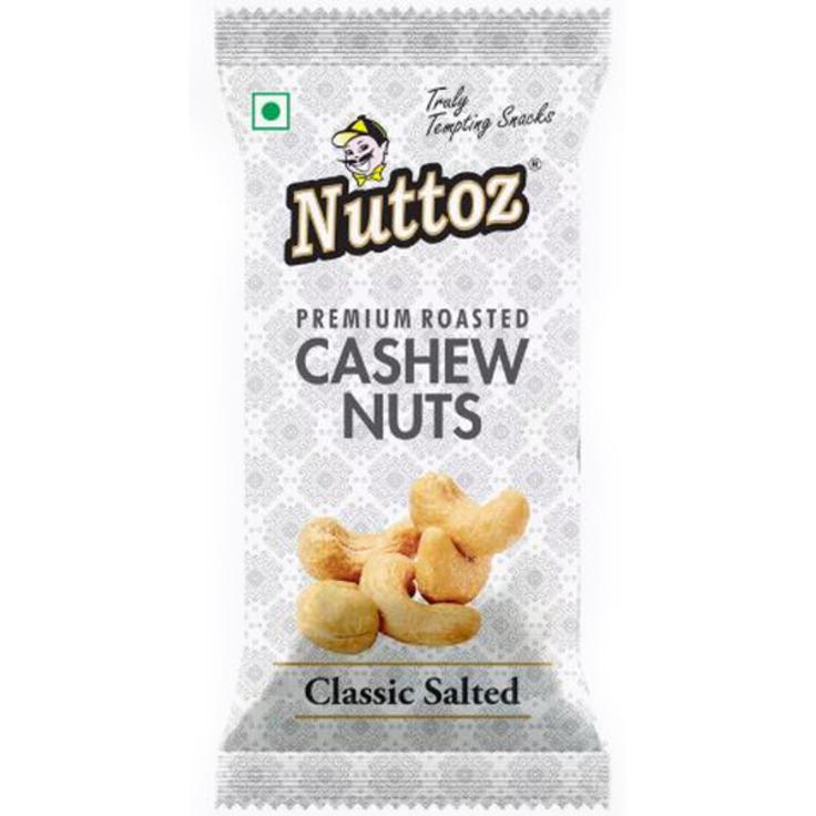 Кешью соленый классический обжареный в специях - Cashew Salted NUTTOZ, 80 г