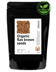Лен коричневый семена органические RAW UFEELGOOD 150 г