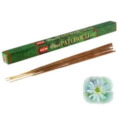Благовония HEM Flora Patchouli Masala - Пачули цветочная смесь, 8 палочек