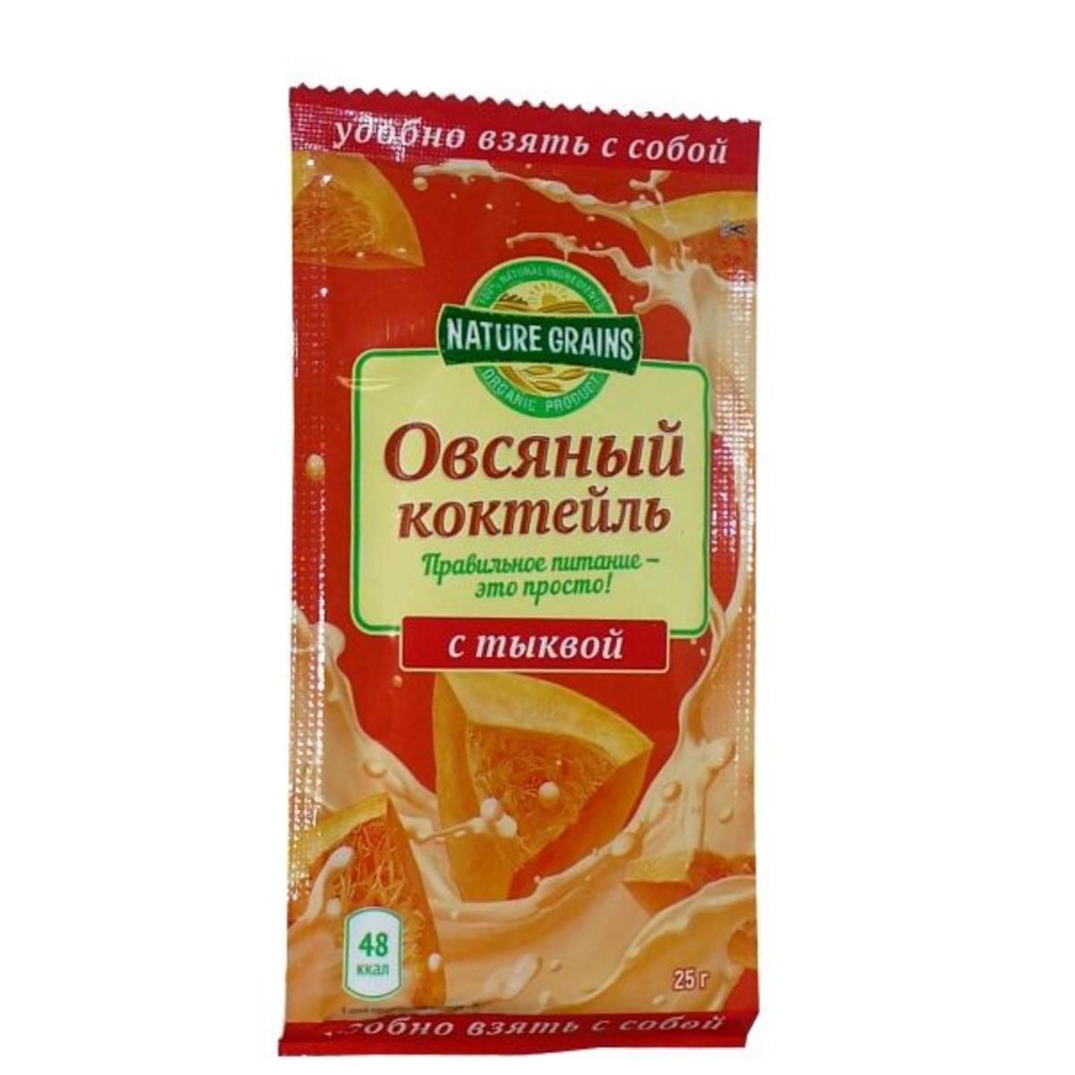 Коктейль овсяный шоколадный nature Grains 300гр