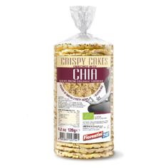 Хлебцы кукурузные с семенами чиа, обогащенные Омега-3 безглютеновые БИО Fiorentini 120 г