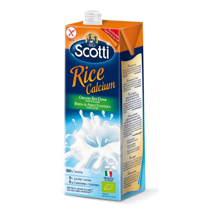 RISO SCOTTI БИО Рисовое молоко с кальцием органическое 1 л