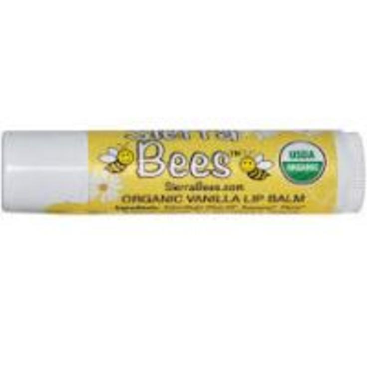 Органический бальзам для губ Sierra Bees на основе натурального воска с ванилью и витамином Е 4.25 г
