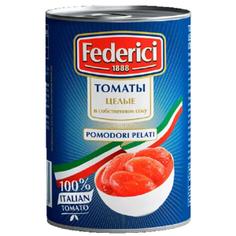 Томаты очищенные в собственном соку FEDERICI 425 мл