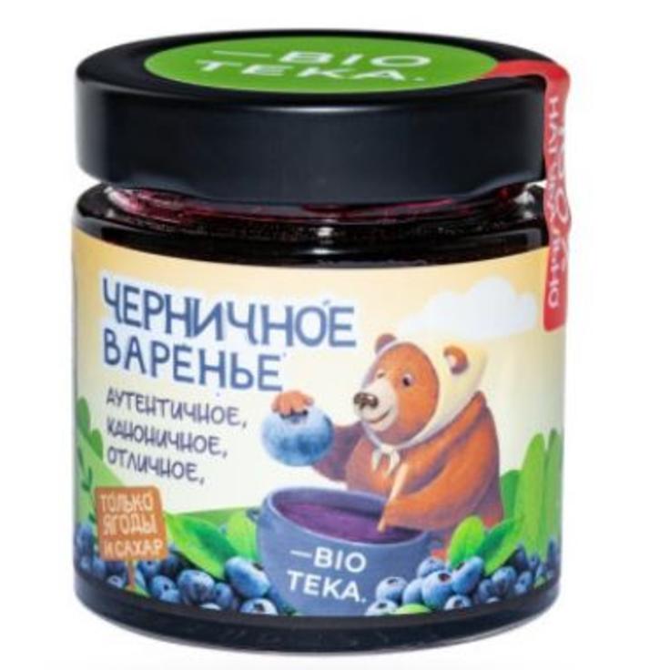 Варенье черничное BIOTEKA 200 г