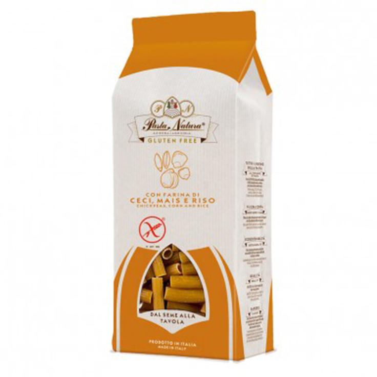 Пенне из нута, кукурузы и риса безглютеновые PASTA NATURA 250 г