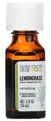 Лемонграсс, 100% эфирное масло Aura Cacia, 15 мл