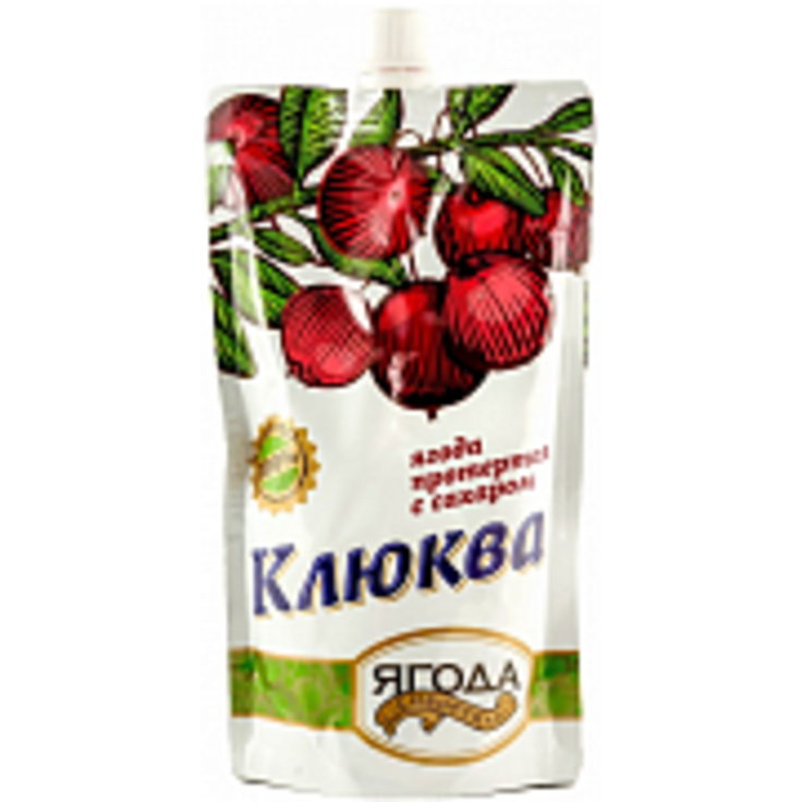 Клюква протёртая с сахаром "Сибирская ягода", 280 г