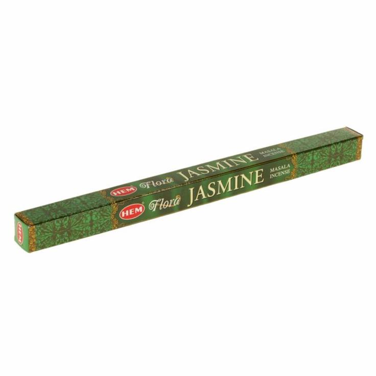 Благовония HEM Flora Jasmine Masala - Жасминовая цветочная смесь, 8 палочек