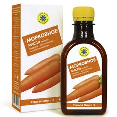 Льняное масло с экстрактом моркови "Морковное" "Компас здоровья", 200 мл