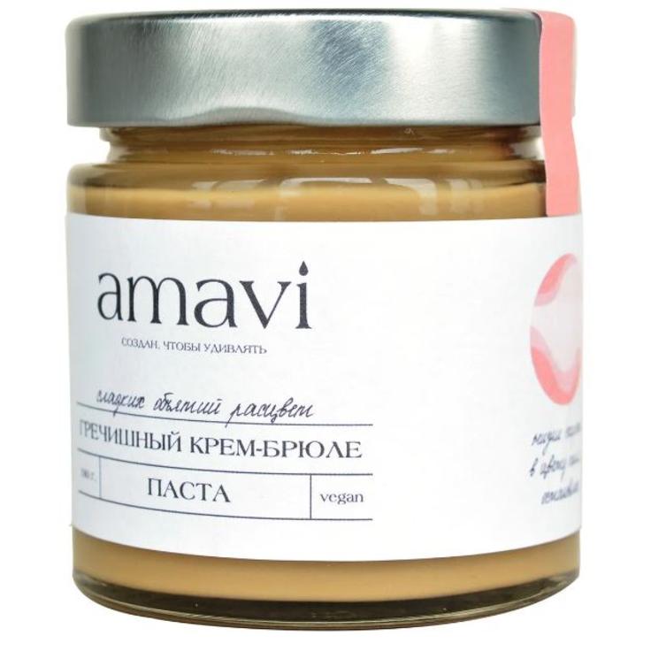 Ореховая паста "Гречишный крем-брюле" Amavi 180 г