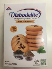 Печенье мультизлаковое без сахара с пажитником "Зира и карамболь" Diabodelite 200 г