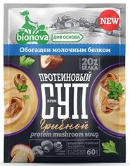 Крем-суп протеиновый быстрого приготовления BIONOVA грибной 20 г