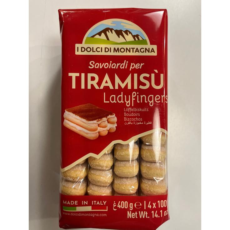 Печенье бисквитное для тирамису савоярди I DOLCI DI MONTAGNA 400 г