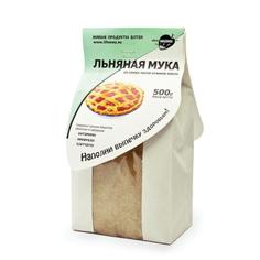 Мука льняная цельносмолотая "Образ жизни", 500 г