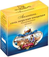 Морская соль йодированная "Атлантика" мелкая, 500 г