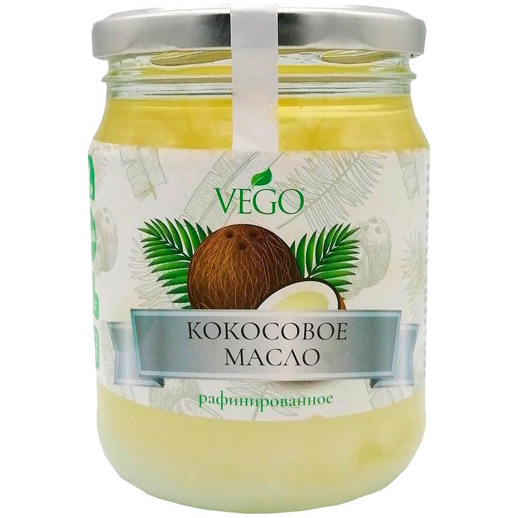 Кокосовое масло рафинированное VEGO 500 мл