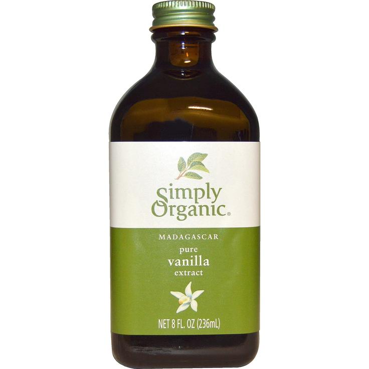 Ваниль мадагаскарская Simply Organic, натуральный органический  экстракт 236 мл