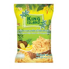 Чипсы кокосовые с ананасом KING ISLAND, 40 г