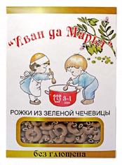 Рожки из зеленой чечевицы безглютеновые "Иван да Марья", 400 г