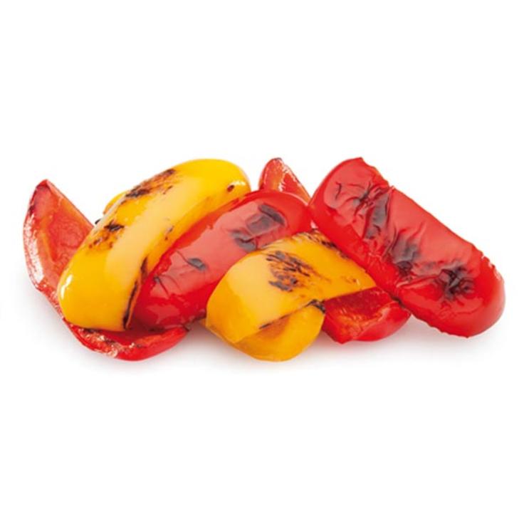 Красный и желтый сладкий перец гриль замороженный, 1 кг