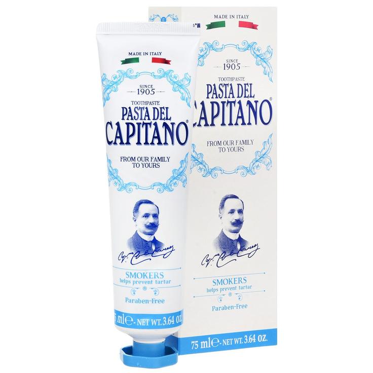 Зубная паста премиум "Для курильщиков" Pasta del Capitano 75 мл