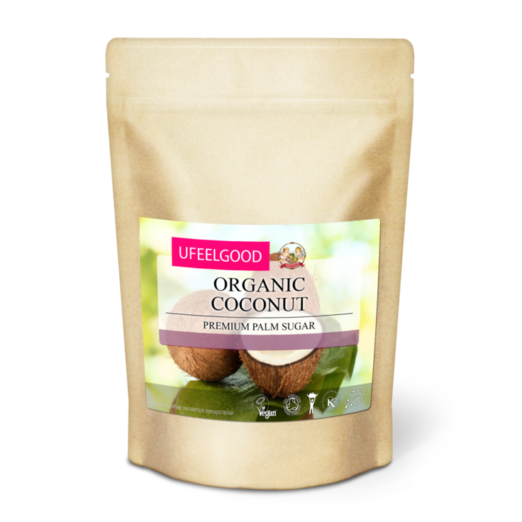 Органический кокосовый сахар UFEELGOOD, 250 г