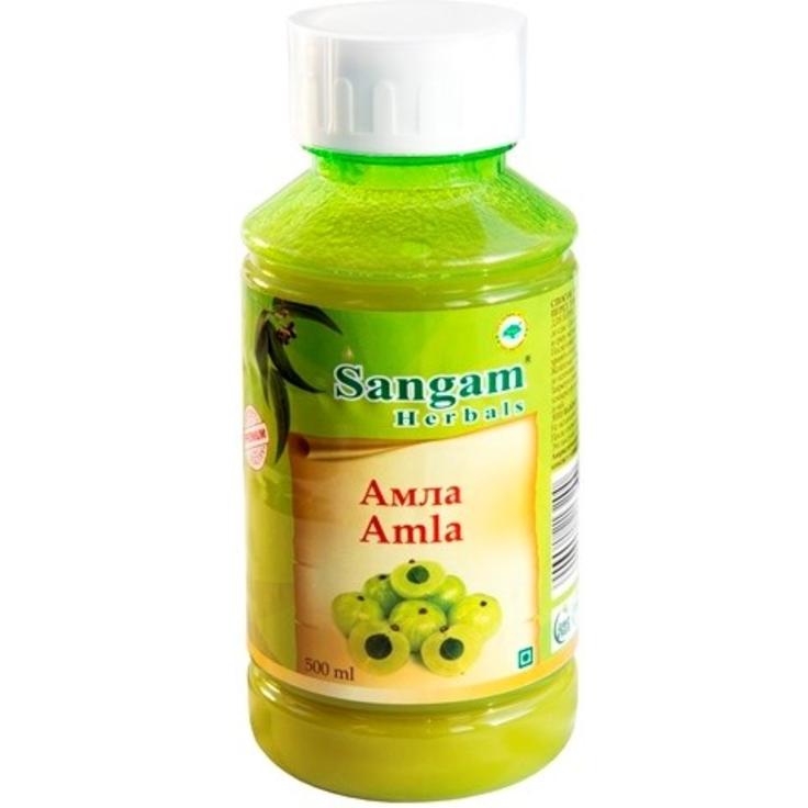 Сок Амла 100% натуральный Sangam Herbals, 500 мл