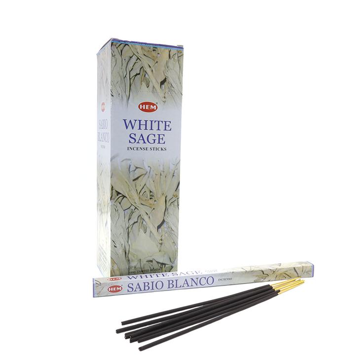 Благовония HEM White Sage - Белый шалфей, 8 палочек