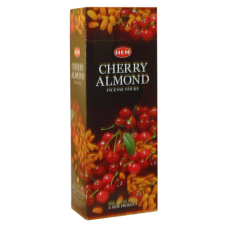 Благовония HEM Cherry Almond - Миндаль и вишня, 20 палочек