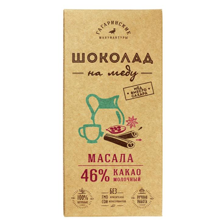 Шоколад 46% на меду молочный с масалой "Гагаринские мануфактуры", 45 г