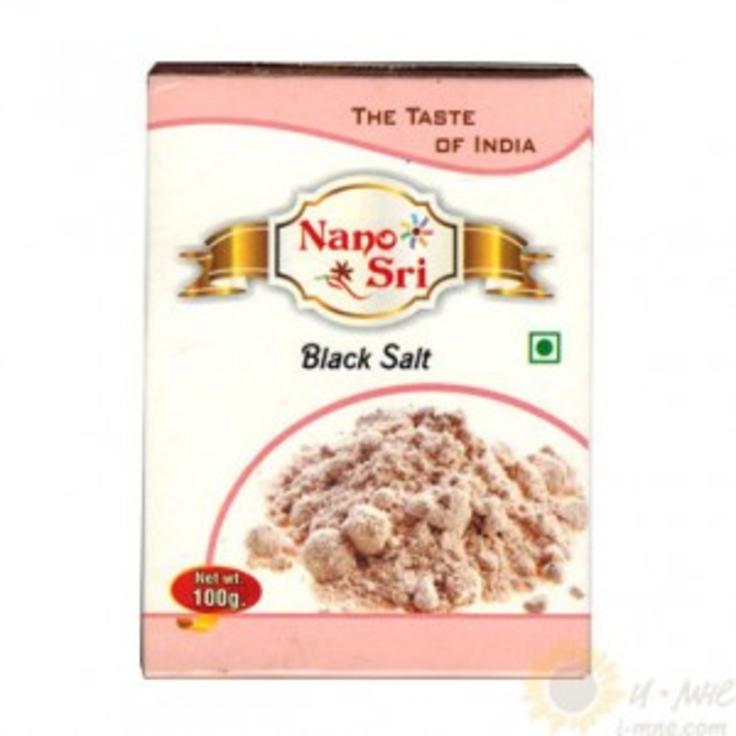 Гималайская соль черная (KALA NAMAK) Nano Sri 100 г